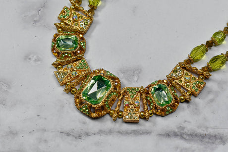 Rhinestone Beaded Necklace