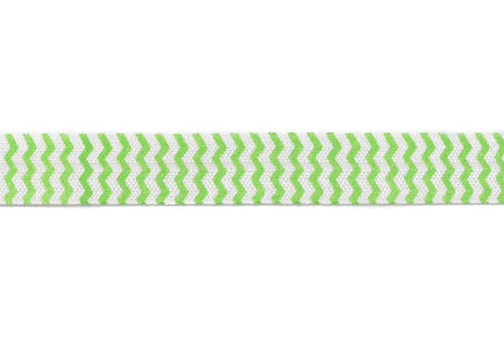 Fold-Over Elastic Chevron Print 0.63"