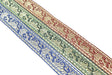 Jacquard Ribbon Floral Metallic 1.25"