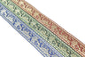 Jacquard Ribbon Floral Metallic 1.25"