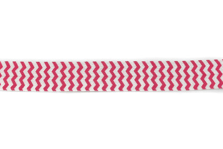 Fold-Over Elastic Chevron Print 0.63"