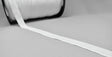 Fold-Over Elastic White 5/8in Roll