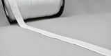 Fold-Over Elastic White 5/8in Roll