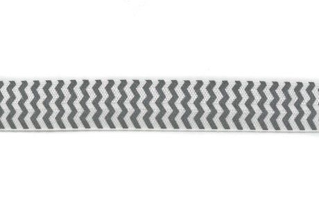 Fold-Over Elastic Chevron Print 0.63"