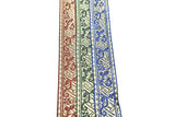 Jacquard Ribbon Floral Metallic 1.25"