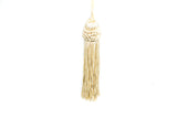 Decorative Tassel Pale Gold 4 Inch