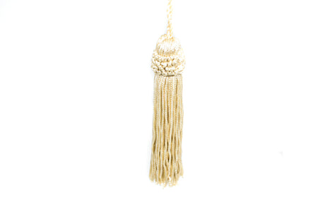 Decorative Tassel Pale Gold 4 Inch