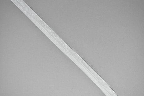 Fold-Over Elastic White 5/8in Roll