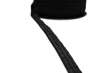 Fold-Over Elastic Black 0.63in 200 Yard Roll