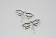 Dragonfly Rhinestone Brooch Pin Clear Silver 2.13"