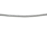Braided Cord Metallic Silver 4mm 7.5mm