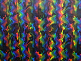 Rainbow Camouflage Polyester Spandex Fabric - Multicolor Camouflage, 58"/60" Width (1 Yard)