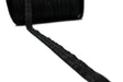 Fold-Over Elastic Black 0.63in 200 Yard Roll