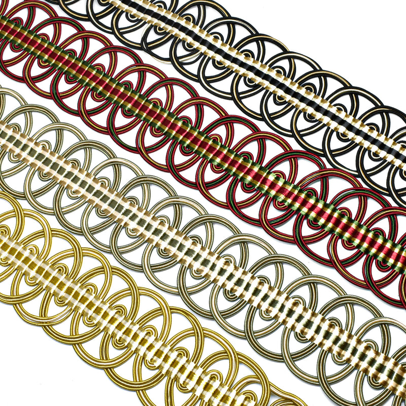 Gimp Trim Wavy Loop Braided 2 Inch