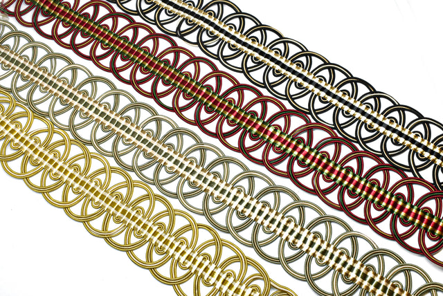 Gimp Trim Wavy Loop Braided 2 Inch