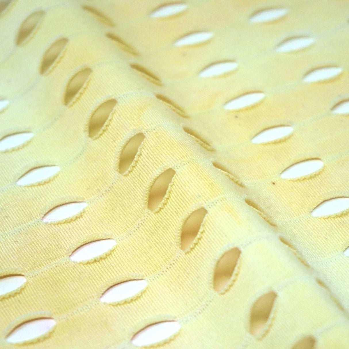 Tie Dye Mesh Fabric Forest Cream