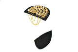 Epaulet Studded Shoulder Chains Gold