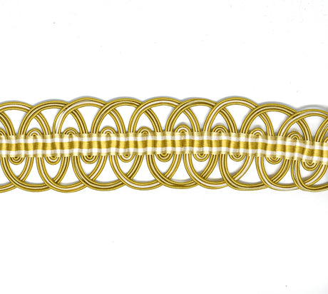 Gimp Trim Wavy Loop Braided 2 Inch