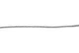 Braided Cord Metallic Silver 4mm 7.5mm