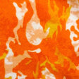 Orange Camouflage Fleece Fabric,