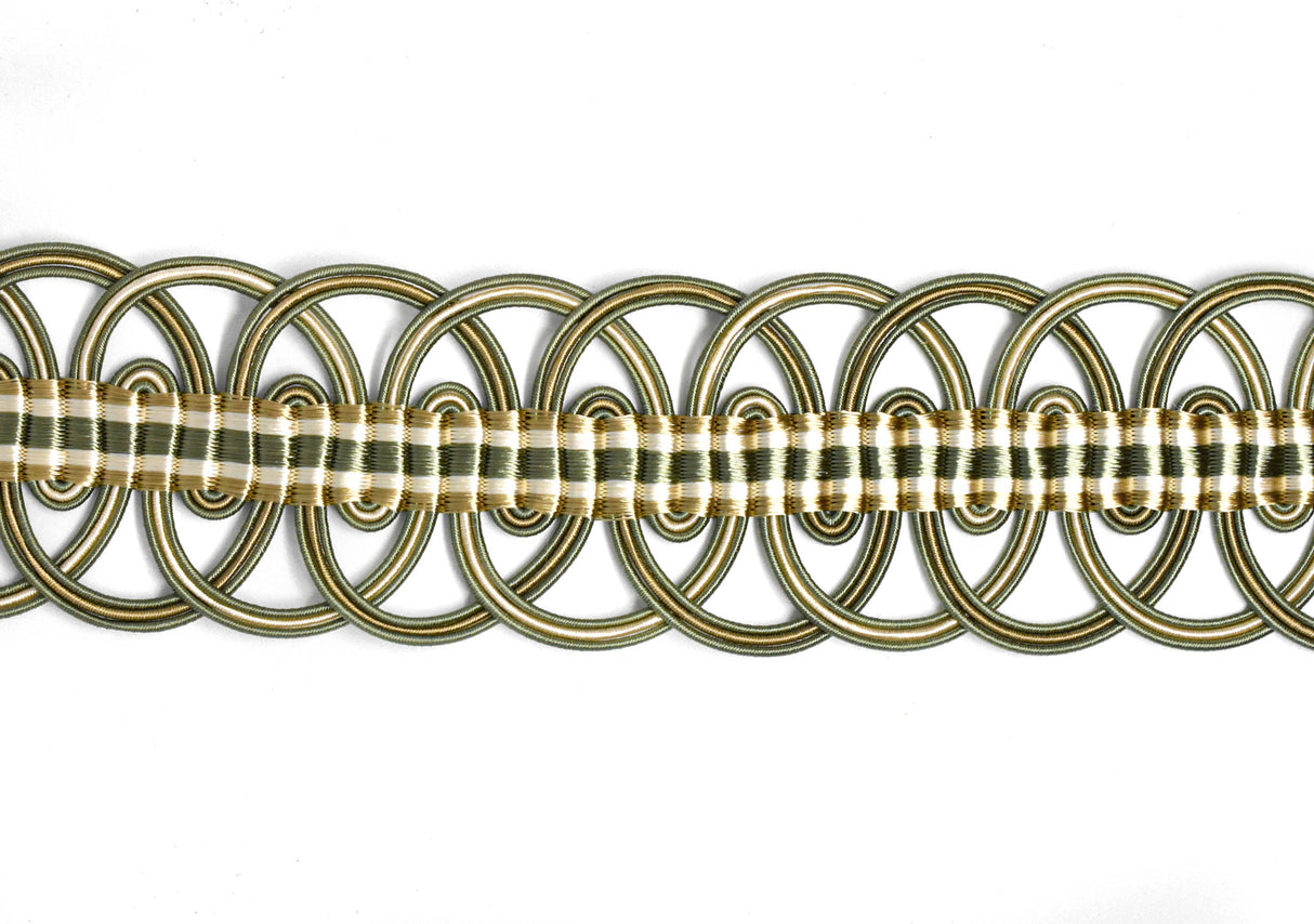 Gimp Trim Wavy Loop Braided 2 Inch