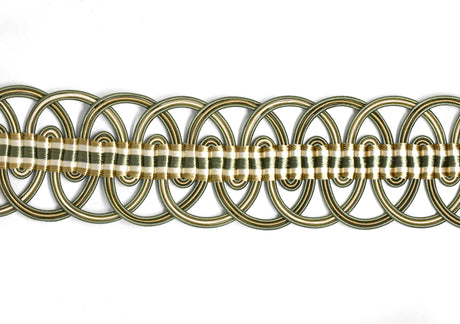 Gimp Trim Wavy Loop Braided 2 Inch