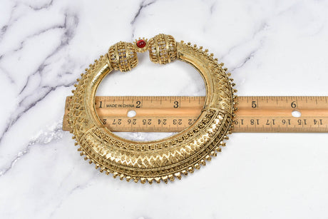 Gold Buckle Applique 4 1/2"