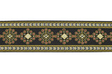 Jacquard Ribbon Circular Diamond 1.75"