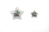 Sequins Heart Star Applique Patch