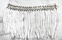 Fringe Trim Metallic Silver Beads