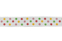 Fold-Over Elastic Polka Dot Print 0.63"
