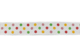 Fold-Over Elastic Polka Dot Print 0.63"