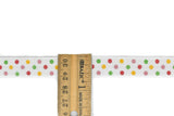 Fold-Over Elastic Polka Dot Print 0.63"