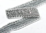 Metallic X Design Reflective Silver Trim