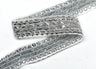 Metallic X Design Reflective Silver Trim