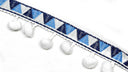 Pom-Pom Trim Tri-Colored 1.50"