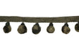 Pom-Pom Tassel Fringe Trim Army Green 2.50"