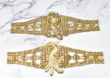 Gold Rhinestone Buckles