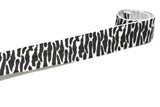 Fold-Over Elastic Zebra Print 0.63"