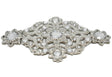 Belt Buckle Floral Silver Connector