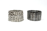 Rhinestone Bracelet Silver Gunmetal