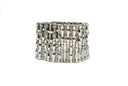 Rhinestone Bracelet Silver Gunmetal