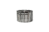Rhinestone Bracelet Silver Gunmetal