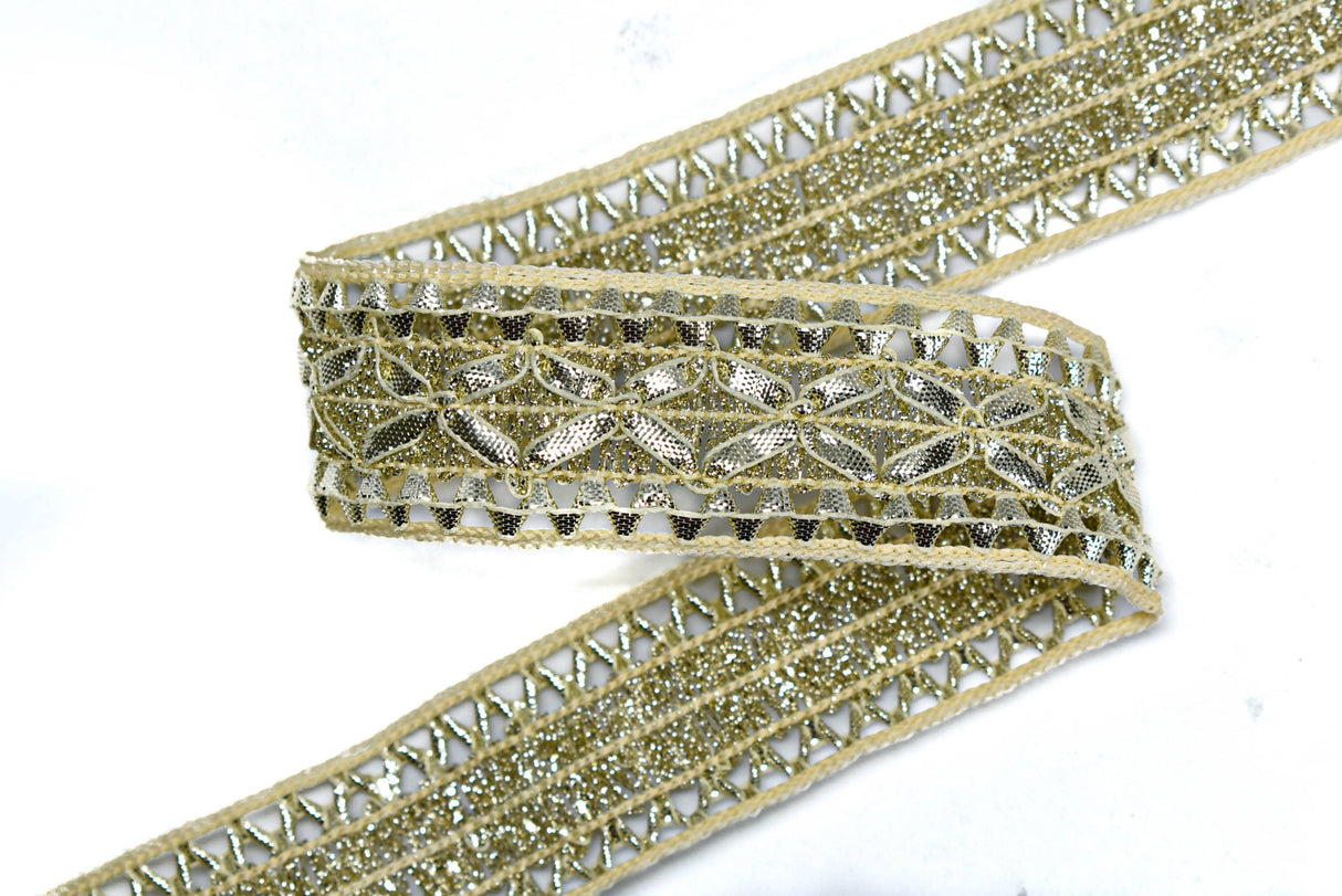 Metallic X Design Reflective Silver Trim