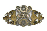 Vintage Buckle Connector with Blue Gemstones