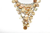 Shell Necklace Aurora Borealis 6.5 x 5