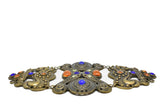 Vintage Buckle Connector with Blue Gemstones
