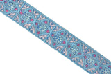Embroidered Indian Trim 1.25" Assorted Colors