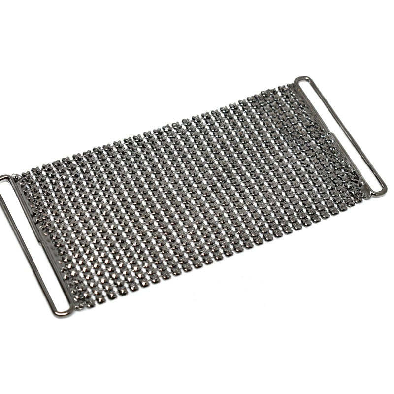 Metal Mesh Clasp Connector 4.50 x 2