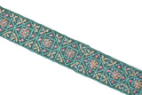 Embroidered Indian Trim 1.25" Assorted Colors